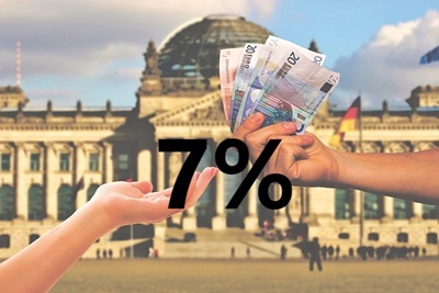 7 per cento